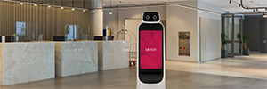 LG encourages interactivity with the user through its CLOi GuideBot robot
