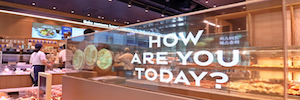 LG Display effectue la plus grande installation d’OLED transparent dans une boulangerie