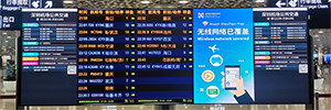 Infiled continues to star in digital signage in the airports of the East