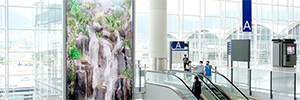 Moment Factory enriches Hong Kong airport passenger experience