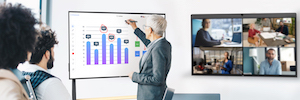 DTEN ONboard encourages tactile visual collaboration with Zoom Whiteboard