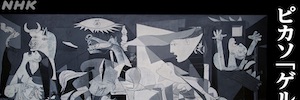 La giapponese NHK mostra Guernica in scala reale in 8K su uno schermo da 325"