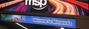 Minneapolis Airport vertraut auf seine digitale Erneuerung in LG dvLed