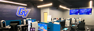 Das GVSU Laker Esports Center basiert sein AV-System auf Extron