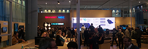 Sharp / NEC exhibits at ISE the most innovative display technologies