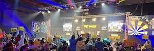 Elation KL Panel lights up European PDC darts competition