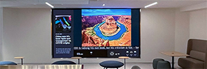 SNA Displays updates the digital signage of the headquarters of Vector Property