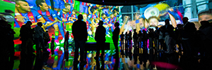 FC Barcelona inaugurates its new exhibition space that includes a large immersive room
