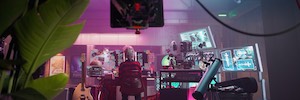 布朗普顿驾驶Votion Studios的XR工作室的LED屏幕