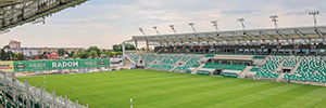 RCFはラドミアク・ラドム・スタジアムにサウンドを提供