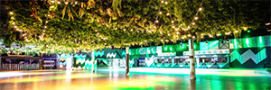 Prolights ilumina a sala do Jardim Urbano do complexo de eventos Vibes
