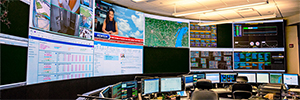 Extron versorgt die Videowand des Betriebszentrums in Wisconsin mit Strom