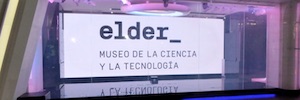 Dj3 Networks instala una gran pantalla Led motorizada en el Museo Elder