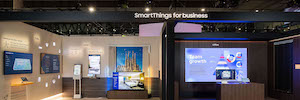 Samsung sostiene l'iperconnettività nei suoi display con SmartThings a ISE