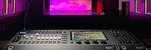 Obsidian Control and Elation set up the lighting of the Villa Duchesne theatre