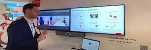 Barco améliore l’expérience sans fil dans la chambre avec ClickShare Bar