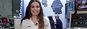 "AEQ ha presentato a ISE le sue innovative soluzioni audio e video professionali", Mónica de la Fuente