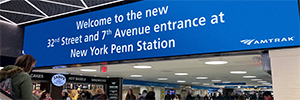 Pennsylvania Station gets a makeover with a new LED screen from SNA Displays
