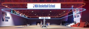 El pabellón ESC La Liga & NBA confía su estructura AV en Litec y EXE