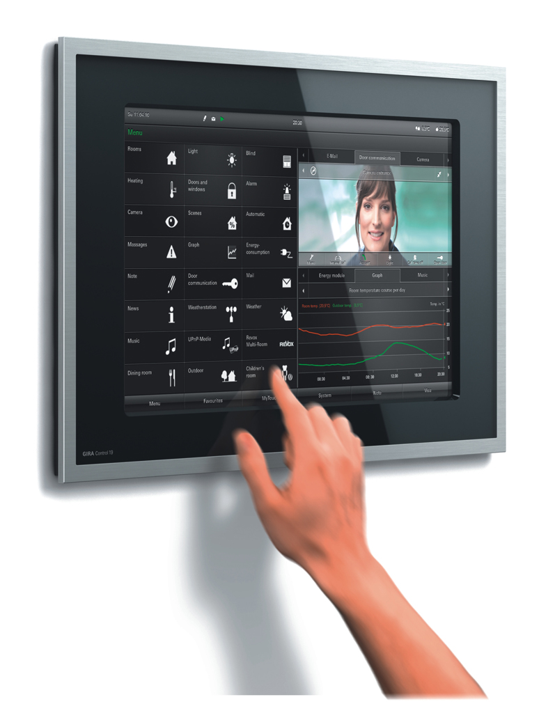 Панель управления KNX gira