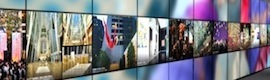 Videowall de ultra alta resolución para mostrar la trayectoria empresarial a clientes y visitantes