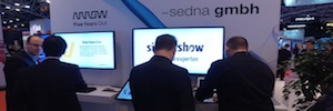 Sharp and its partners fill their booth at ISE with live visual and interactive innovation 2016