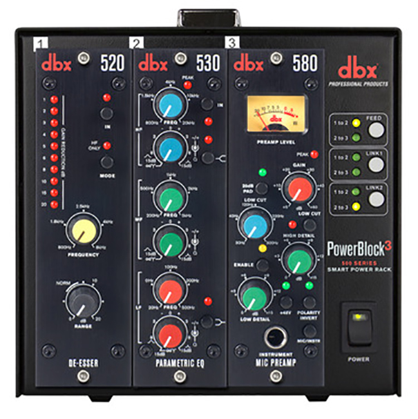 Dbx completes its offer of process tools for live sound and studio