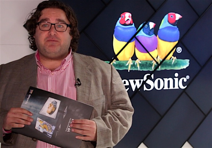 Jorge Ezquerra country manager Viewsonic Iberia ISE 2018