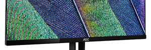 AOC V2: monitores para espacios públicos donde el diseño es importante
