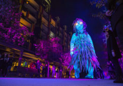 (Photo: Ken Leanfore) Christie en The Liminal Hour Vivid Sydney 2018