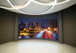 Advanced Christie videowall empresa logistica