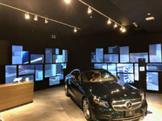 BrightSign en Mercedes-Benz pop-up store Miami y Chicago