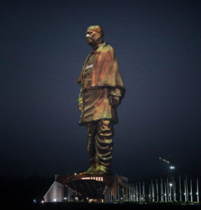 Christie mapping Statue of Unity