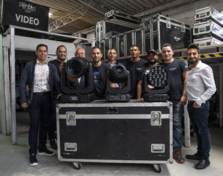 Robe Persival Producciones Medellin meyer sound