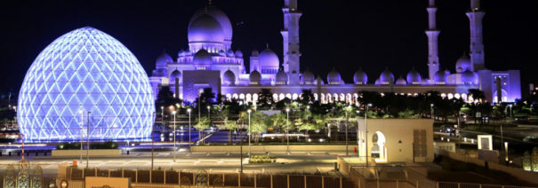 Martin Harman en mezquita Sheikh Zayed