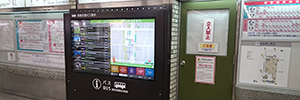 La tecnología de Zytronic ayuda a informar a los viajeros en las estaciones de autobús japonesas