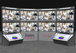 Hypersign Planar Crestron crean the Arena
