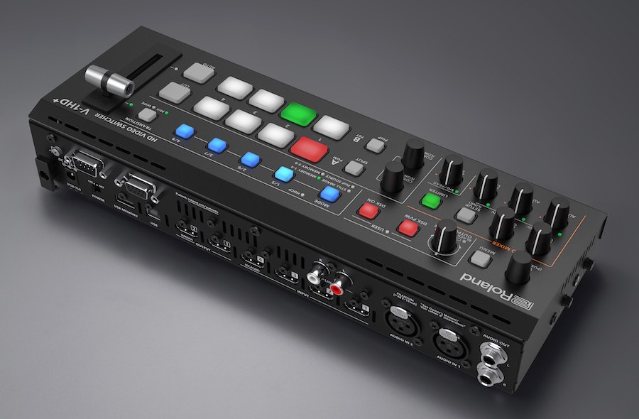 Roland presenta un mezclador audio/vídeo HD Multi-Formato con USB 3.0 para  streaming y grabación