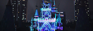 El Castillo Mágico de Lotte World instala Christie Mystique para su videomapping de exterior