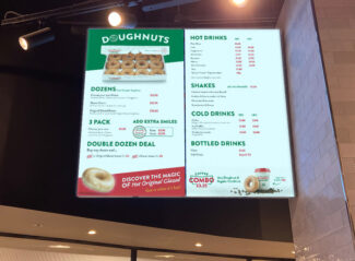 Embebed Signage y Eclipse Digital en Krispy Kreme UK