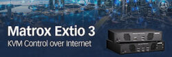 Matrox Extio-3-KVM sobre Internet