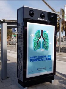 Clear Channel Urban Air Purifier Puerto Barcelona