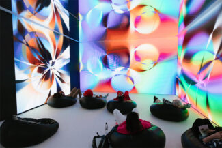 MMMD Zach Lieberman LIFEWTR Lounge Frieze