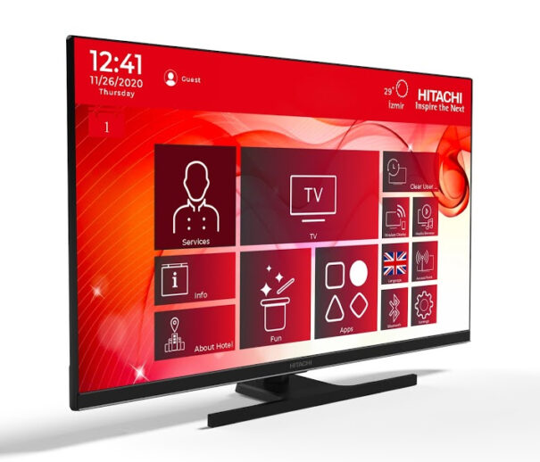 Hitachi pantallas para hospitality