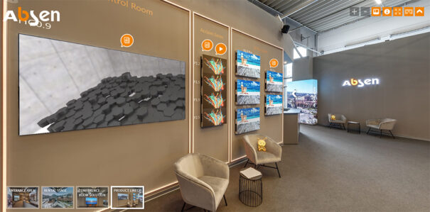 Absen showroom en Francfort del Meno