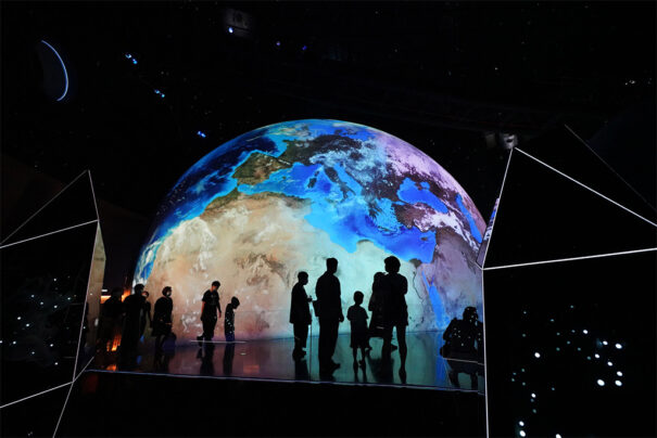 Christie en Museo Astronomia Shanghai