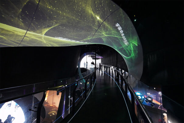 Christie en Museo Astronomia Shanghai