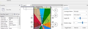 ClearOne visualiza la cobertura del micrófono BMA 360 con Autodesk Revit