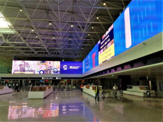 LianTronics renueva videowall aeropuerto Roma Fiumicino