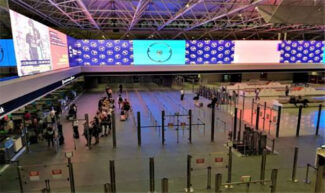 LianTronics renueva videowall aeropuerto Roma Fiumicino